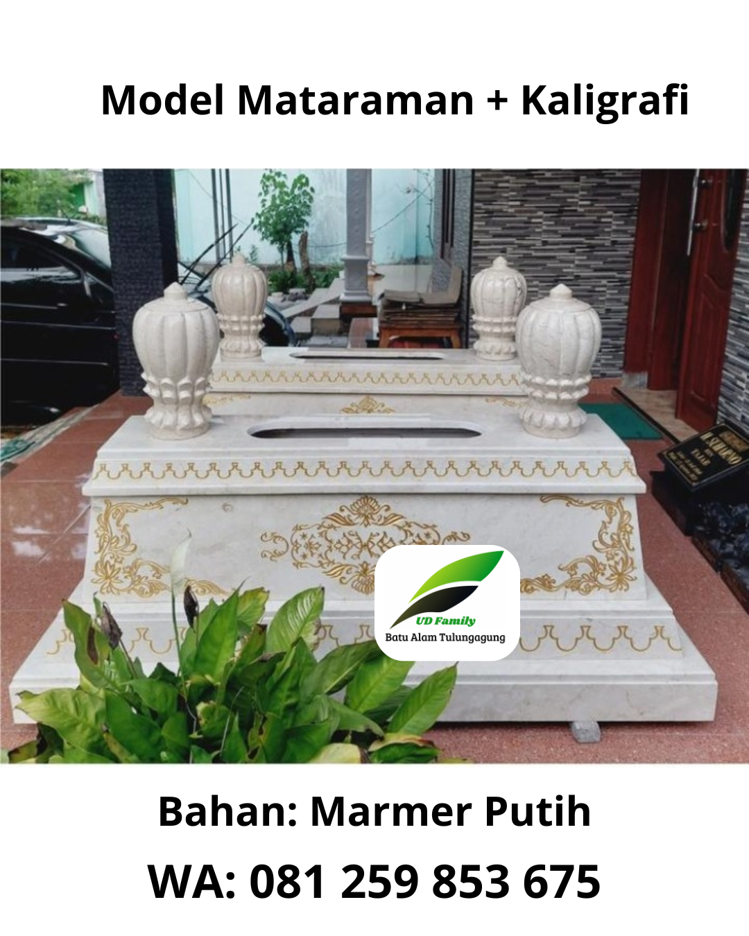 Jual Batu Nisan Marmer di Pecalungan, Kabupaten Batang JATENG WA +6281259853675