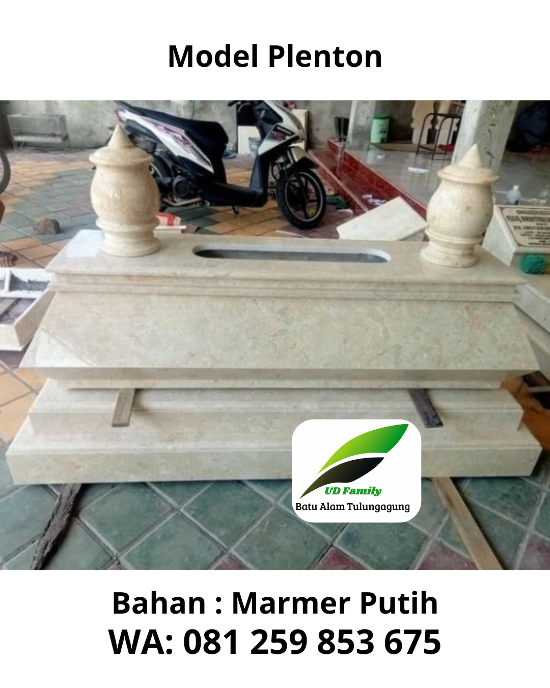 Jual Batu Nisan Marmer di Wonotirto Kabupaten Blitar WA +6281259853675